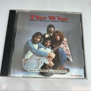 EUC-THE Who-Who's Better, Who's Best-CD 1988 Compilation MCAD-8031MCA Records
